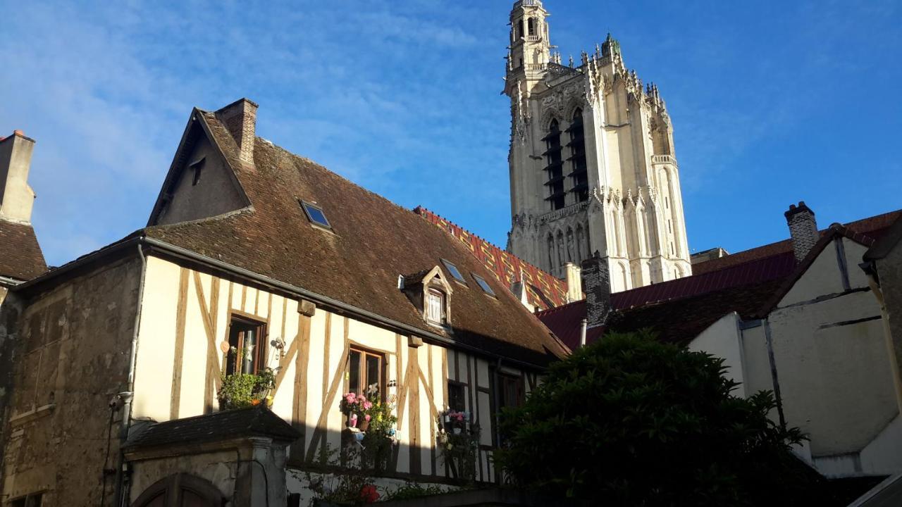 Le Logis De Lancelot Elegant Home City Center 桑斯 外观 照片